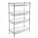 YUNLILI Scaffale per Cucina Scaffale da Cucina in Acciaio Inox 4 Strati di Verdure e Frutta Trolley Rack Spezia Comodo Shopping