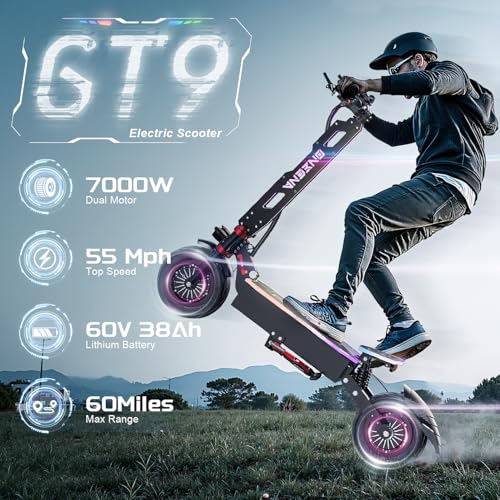 Electric Scooter Adults, 5600W/7000w Dual Motors with 60/70
