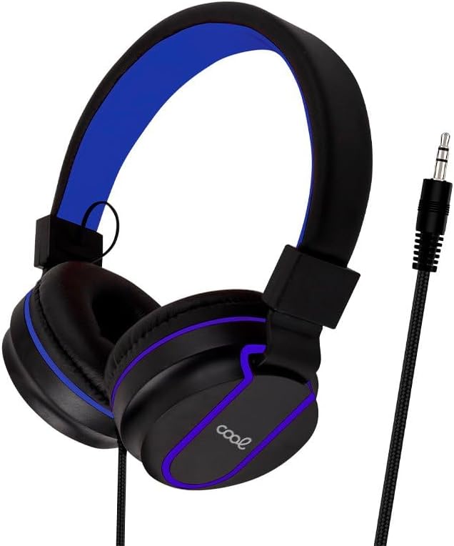 Cool Toronto Jack 3.5mm Headphones with Micro Black-Blue