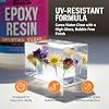 Epoxy Resin Crystal Clear 1 Gallon Kit, 2 Part High Gloss UV Resistant for Tabletop Wood Bar Top River Table Crafts Jewelry Casting - Better Boat