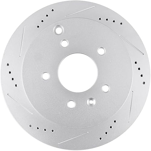 Miniatura 2 de ROADFAR Kits de rotor de freno de disco trasero DS (L+R) para Chevrolet Captiva Sport, 07-09 para Chevrolet Equinox, 07-09 para Pontiac Torrent,