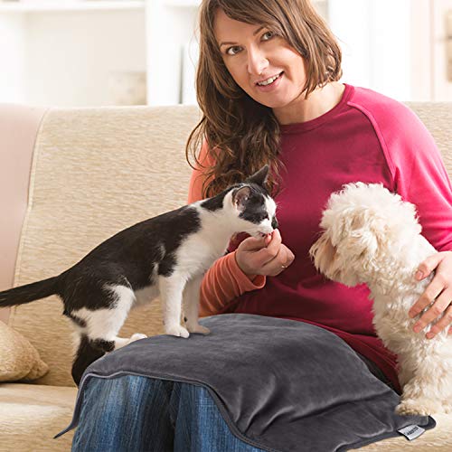 Far Infrared Electric Heating Pad for Back Pain, Heating Pads with Innovative Graphene Heating Films, for Lower Back, Cramps, Pain Relief - Large Size 12 * 24inches