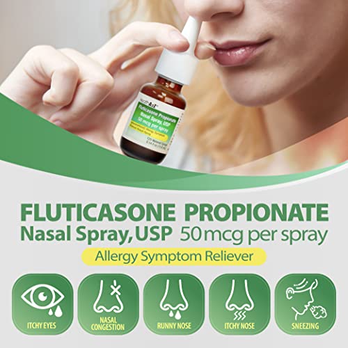 HealthA2Z Fluticasone Propionate Nasal Sprays, 24 Hour Allergy Relief,120 Sprays, 0.54 fl oz - Image 4