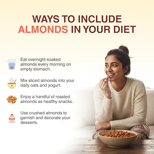 Image of Nutado Premium Dry Fruits Combo Pack | California Almonds 400g ( 200g x 2) | Fresh Crunchy Badam | Healthy Snacks | Daily Nutrition Offer Pack Raw Badam Giri | Nutritious & Delicious High in Fiber & Boost Immunity | Rich in Protein, Magnesium, Phosphorus and Dietary Fibre, Nuts & Dry Fruits Real Nuts | Gluten Free | | Zero Cholesterol