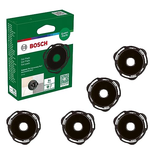 Gel pads pour laser lignes Atino de Bosch (5 gel pads pour fixer le laser Atino sur presque toutes les surfaces lisses, dans boîte carton)