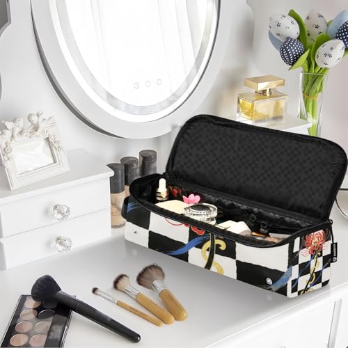 Bolsa de viaje y tapete resistente al calor para herramientas de cabello miniatura 7