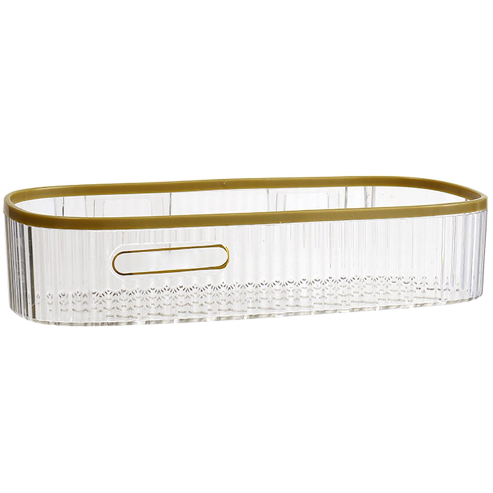 ZWWAAZHF Bathroom Rack Toiletries Storing Shelf Plastics Shampoo Holder Efficient Toilet Washstand Organization Tool Ample Space Holder