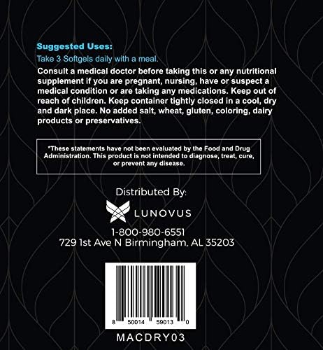 Miniatura 4 de Vitaminas para ojos con soporte para lágrimas, para ojos secos, suministro para 3 meses