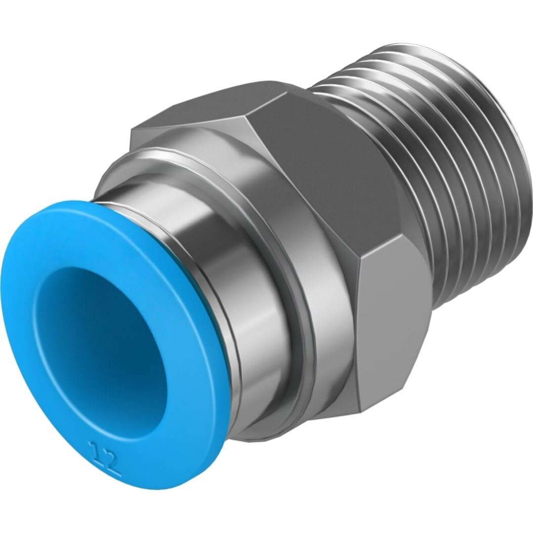 Accesorio a presión QS-3/8-12 153009 conector rápido neumático para tubos de 12 mm
