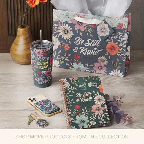 Image of Christian Art Gifts Be Still & Know Scented Candle: Soy Wax, Bible Verse