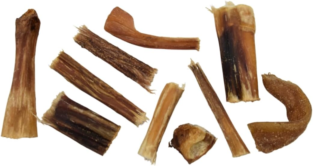Express Pet Supplies 1kg Bulls Pizzles 10/12cm Cut & End Pieces Bully Sticks Dog Treat Chew