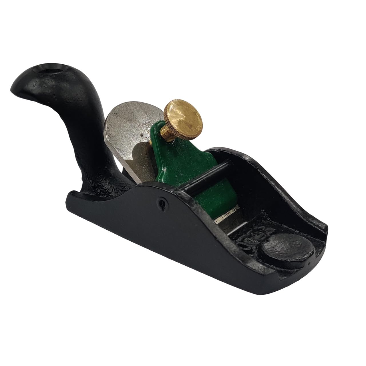 Kalanjari Tools Mini Squirrel Palm Plane With Solid Brass nut 3-1/8" INCH (115MM) Long Blade Width 25mm Seasoned Casting Jack Plane