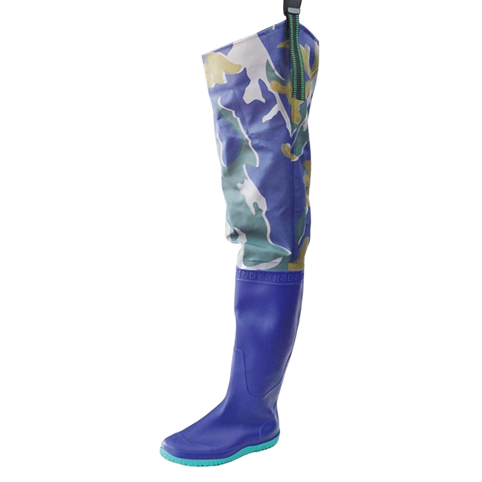 MagiDeal Cuissardes de pêche imperméables antidérapantes Bottes de Hanche Waders en Nylon Hommes Femmes