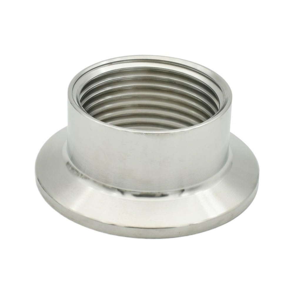 Anyaciy Women's One Color Tri Clamp Connector Bspt Short Threaded Tri Clamp Sanitary Pipe Fitting, Ss304 Stainless Connector 1Pc
