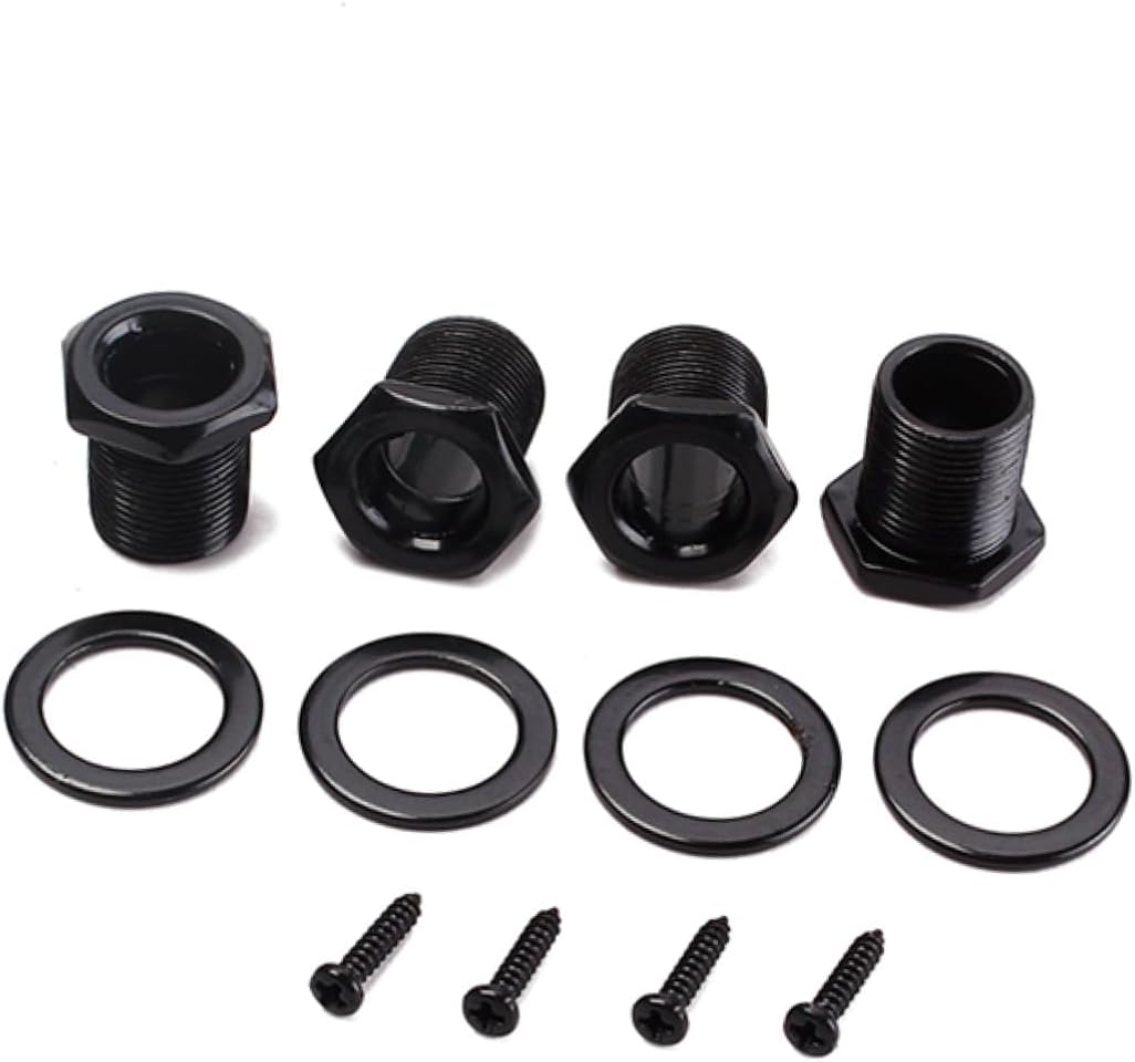 4pcs Guitar Bass Tuners Left and Right Ratio Headstock Sealed Tuning Key Pegs Machine Head Replacement for Electric Bass