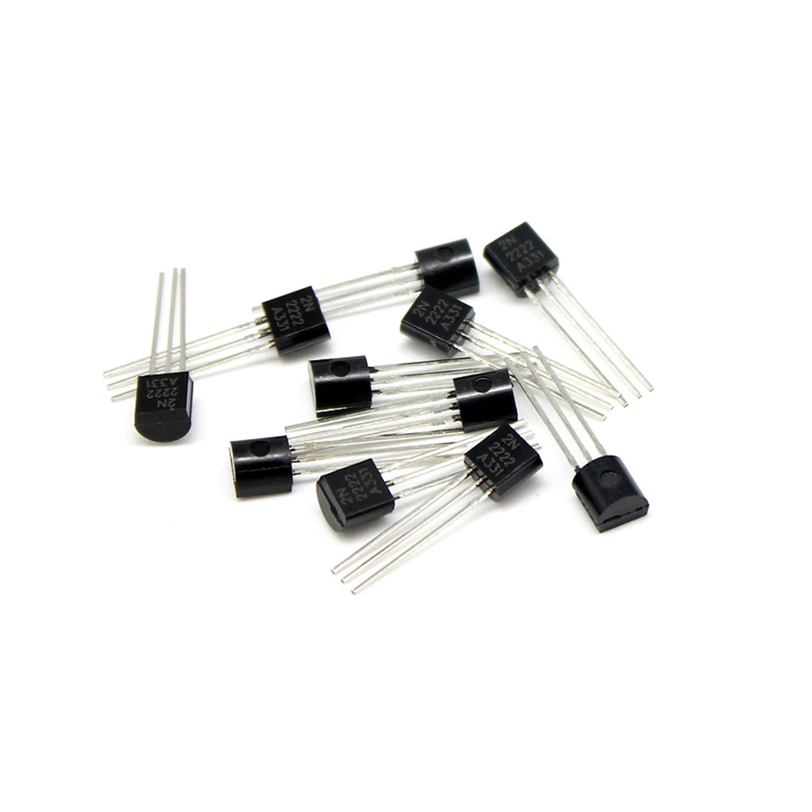 200-900 unids/caja TO-92 conjunto surtido de transistores BC547 BC327 BC337 2N2222 3904 3906 C945 PNP/NPN Kit electrónico de transistores(15Values-600pcs)