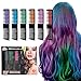 Produktbild Supmaker Hair Chalk Combs temporäre Haarfarbe Haarfarbe Pinsel für Erwachsene Kinder (12er Pack)
