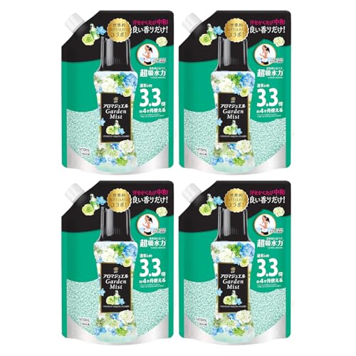 【まとめ買い】 レノア アロマジュエル パステルフローラル&ブロッサムの香り つめかえ用 超特大サイズ P&G × 4個