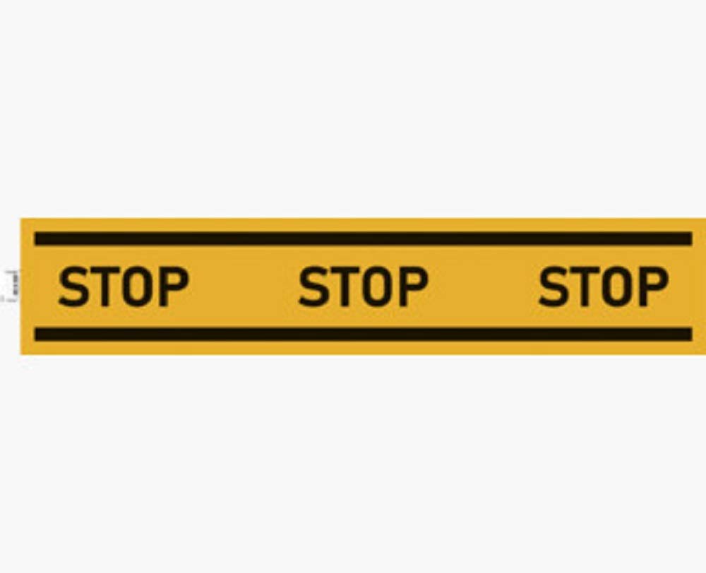 Exacompta - Ref 67025E - Self-Adhesive Company Signage - Wide Sized Stop Sign - 100cm in Size - Essential Signage for Company, Business & Commercial Needs