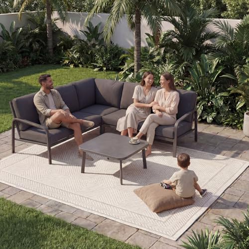 Aluminum 4-Piece Outdoor Patio Furniture Set