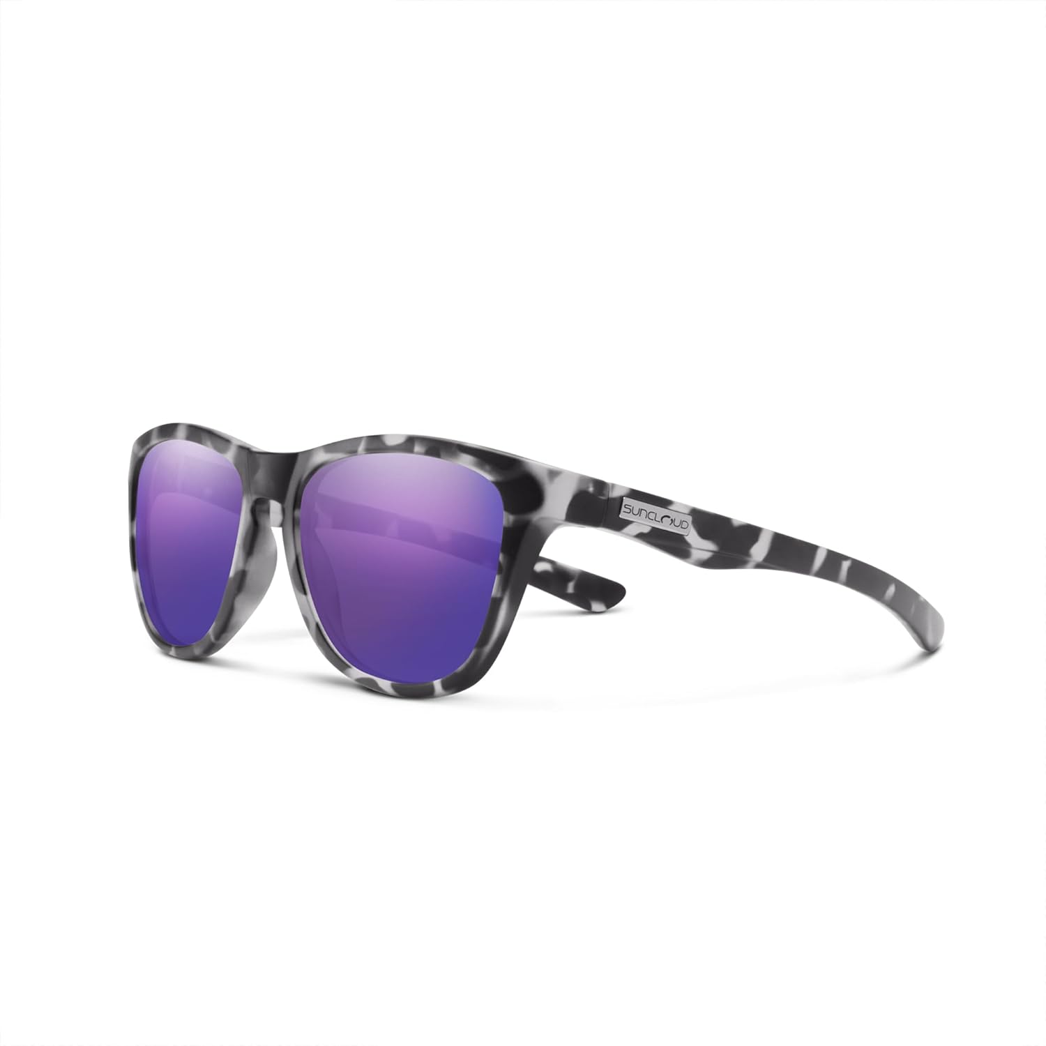 Matte Ice Tortoise + Polarized Purple Mirror