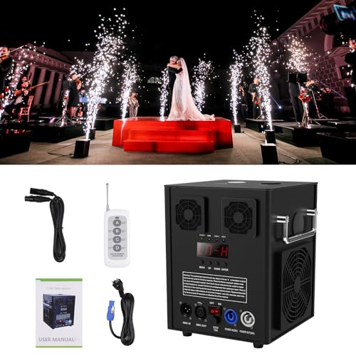 Macchina Pirotecnica 700W Effetti Palco - Telecomando E DMX512, Fino A 5.5m Altezza - Foto 7