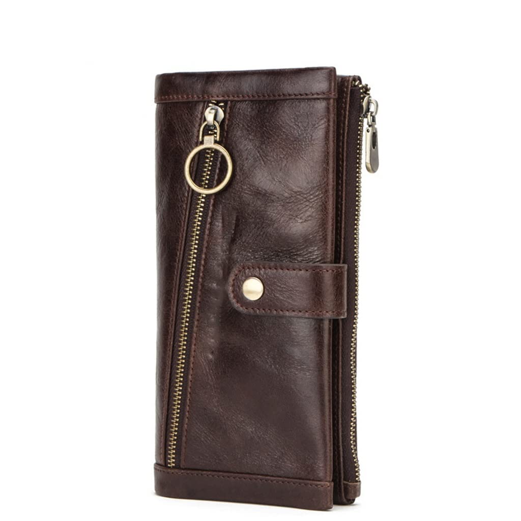 WolFum Cartera antirrobo para hombre, monedero, monedero, paquete multifuncional, portátil, pequeño paquete casual, d, Talla �nica