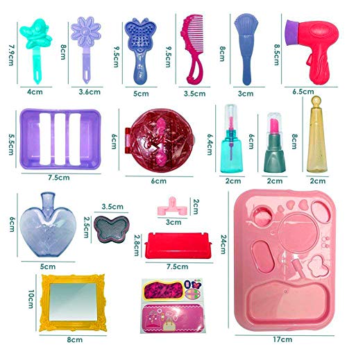 Image of Magicwand Pretend Play Carry Along Back-Pack Make-Up Kit for Girls【21 Pcs】【3 Yrs & Up】【Pack of 1】【Multi-Colored】