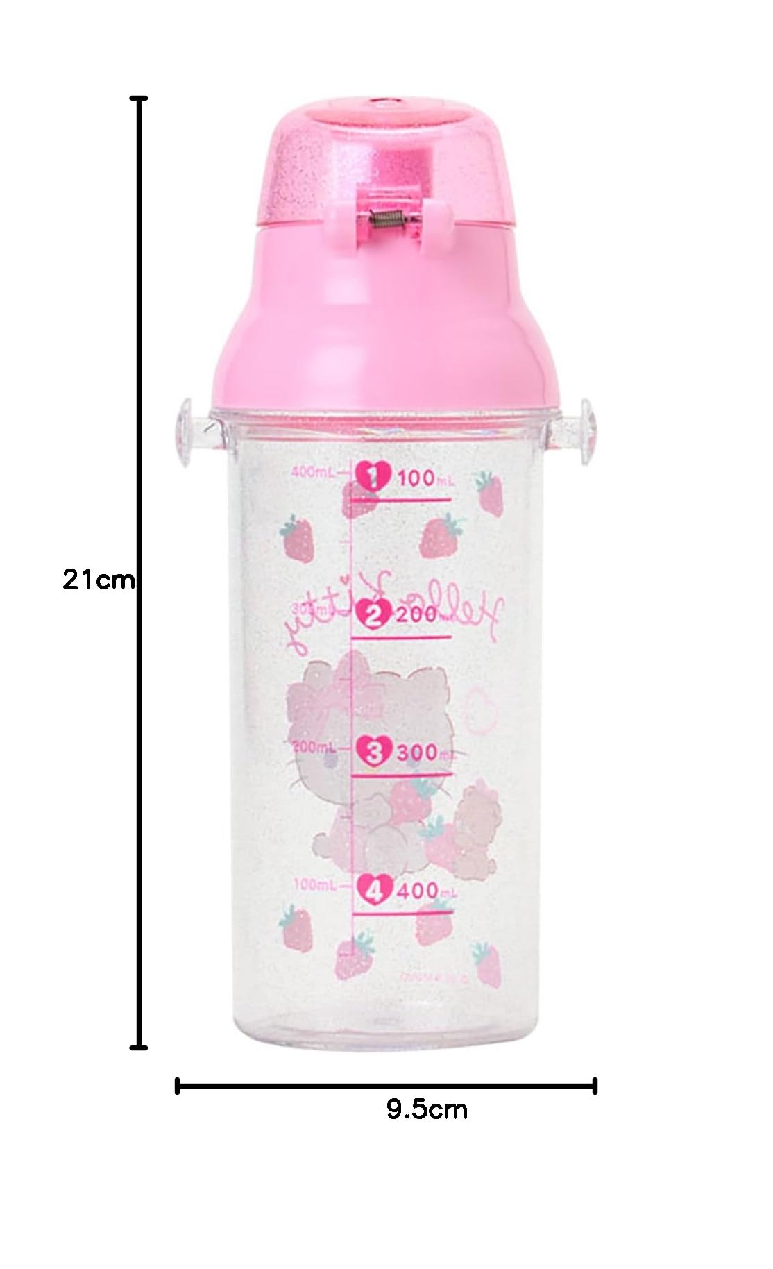 Hello Kitty キャップ付きガラスボトル Amazon.co.jp: サンリオ(SANRIO) ワンタッチクリアボトル ハローキティ