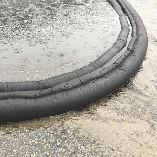 Image of Quick Dam Flood Barriers - 3.5 inch Height x 10 ft Length - 8 / Carton - Black