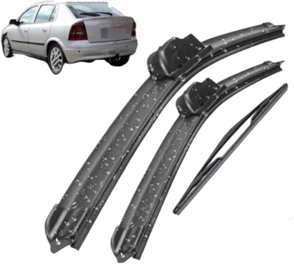 XYUASDGB Premium Exact Fit Windscreen Wiper Blades for Opel Astra G Liftback 1998-2004 20+19+16in Durable Natural Rubber Easy Fit for a Quiet and Streak Free Wipe