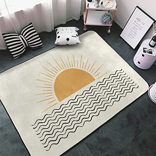 Area Rug Modern Art Home Decor,3' x 5' Carpet Sunrise-Ocean Rugs for Bedroom Living Room Kids Room Nursery Rugs Modern Indoor Floor Carpet Area Rug Modern Art Home Decor,3' x 5' Carpet Sunrise-Ocean Rugs for Bedroom Living Room Kids Room Nursery Rugs Modern Indoor Floor Carpet