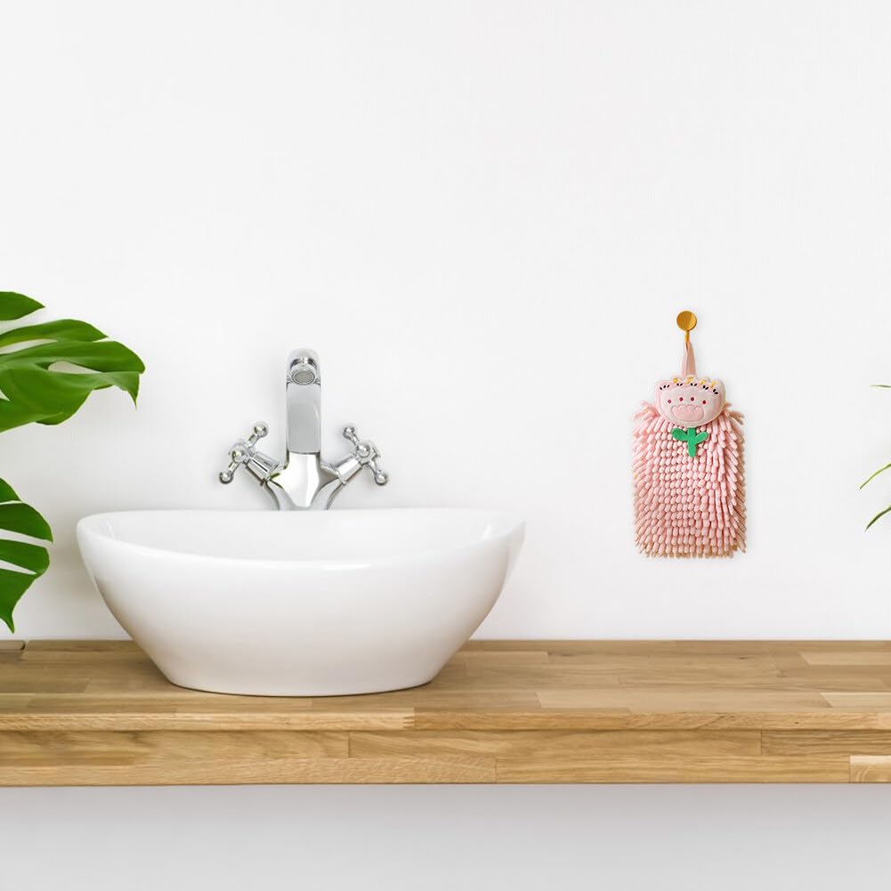 Asciugamani da cucina per la cucina, simpatici ricci da bagno, asciugamani da cucina con passante per appenderlo, set di 2 graziosi animali nuvola da appendere