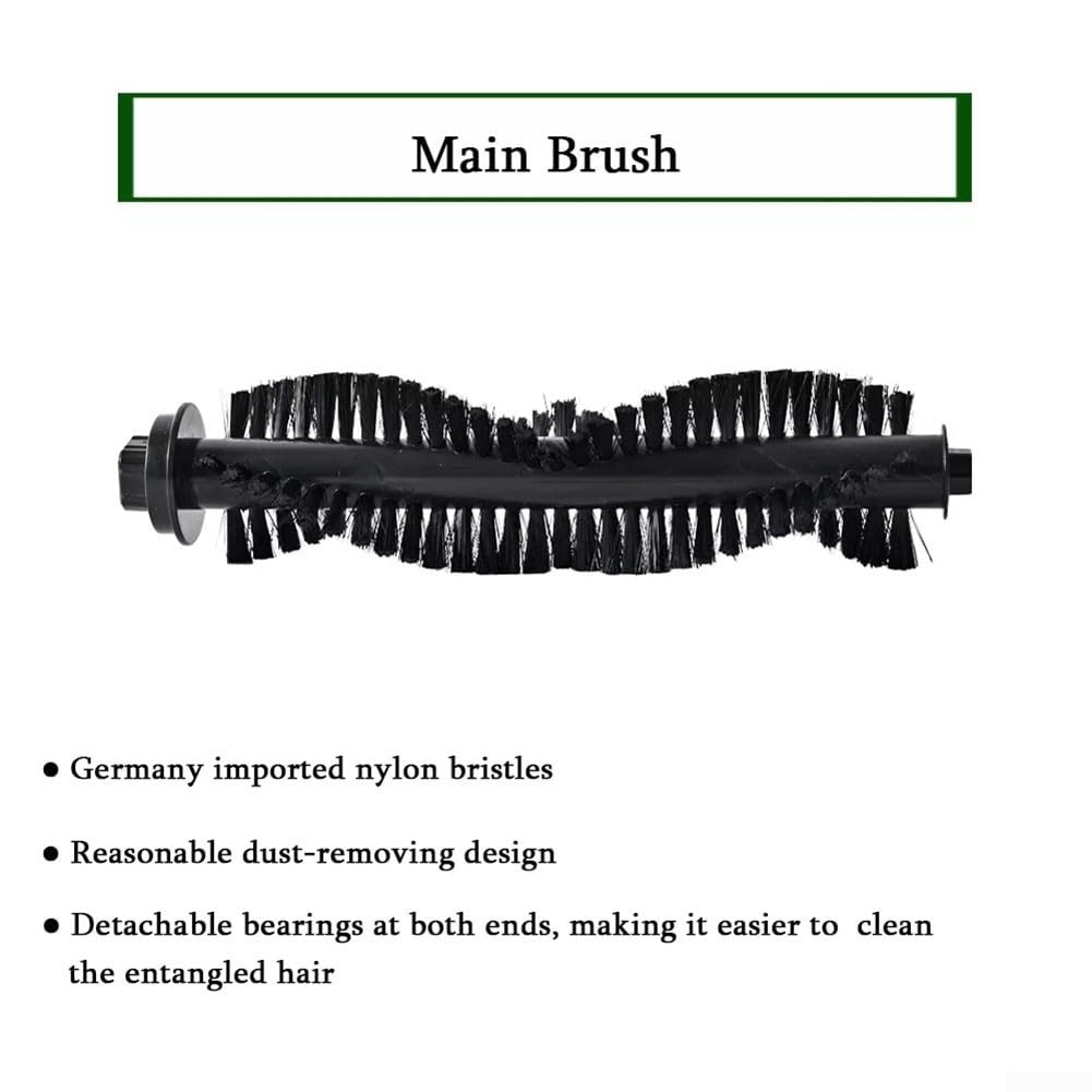 BlissfulAbode Ersatzteile Set Für 360 SmartAI Saugroboter - Bürsten & Filter Für G50/30V Max/C50