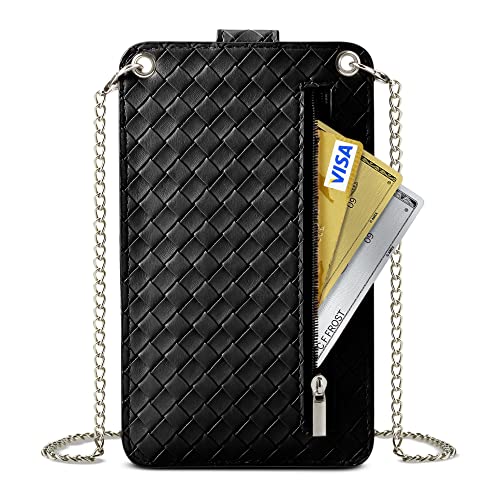 Ellie Rose Vegan Leather RFID Womens Crossbody Cell Phone Purse Holder Bag2