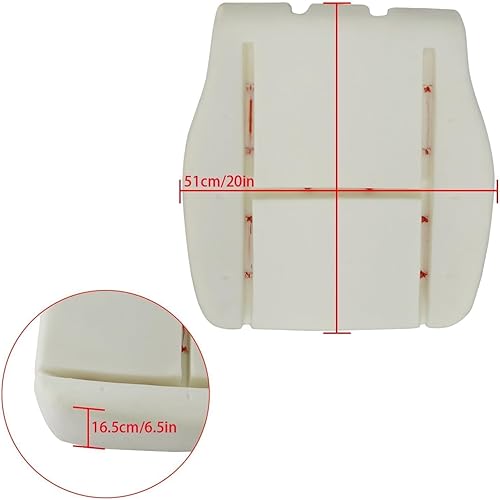 Miniatura 9 de NLQR Funda de Asiento de Reemplazo Inferior para Conductor Delantero y Almohadilla de Espuma Compatible con Chevy Silverado Tahoe Suburban Avalanche