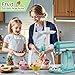 Tmbeg Dairy Free Ice Cream Maker Attachment for KitchenAid Stand Mixer, Frozen Yogurt and Sorbet Maker, Soft Serve Dessert Machine, Dishwasher Safe for Kitchen aid Ice Cream Attachment