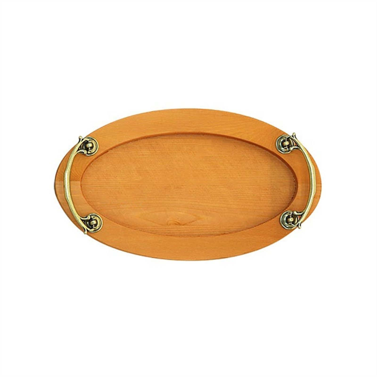 Bandeja Bandeja de Madera Vintage for Pastel, Postre, mostrador Servicio, Bandeja con asa for café, té, pastelería, Decorativa Bandejas para Servir Comida(B,S)