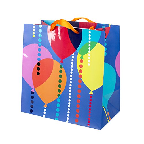 Hallmark Extra Large Gift Bag for Birthdays, Graduations, Retirements, Anniversaries and More (Balloons)