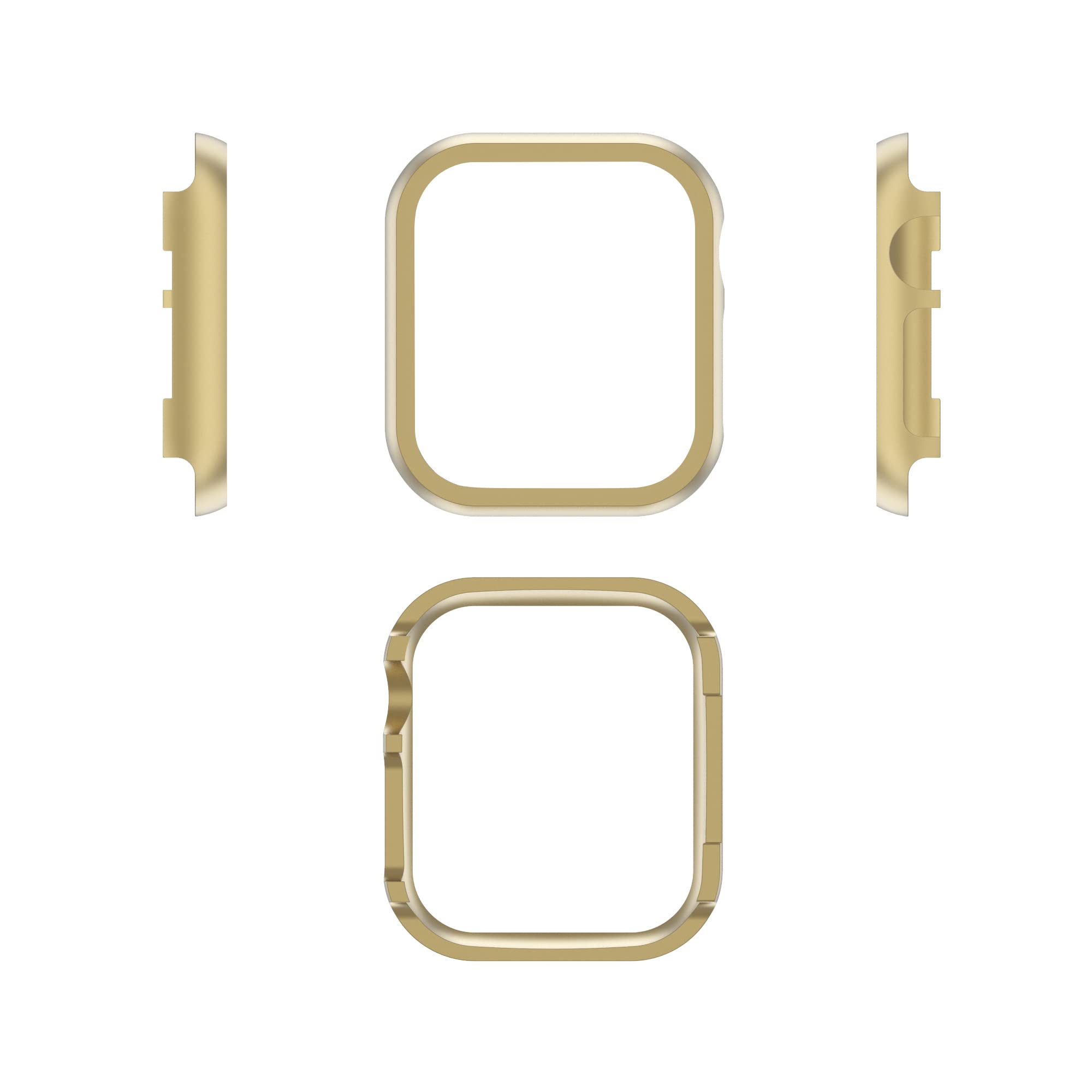 Gold Frame Cover Compatible with Apple Watch Series 7 45mm - Image 4