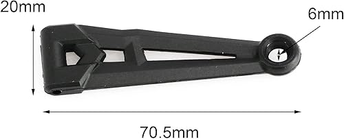 Miniatura 3 de Accesorios para brazo superior delantero de automóvil a control remoto, piezas de repuesto para Hosim 9125 RC Car RC Vehicle Scale Accesorios