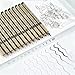 Liulich Micro Fineliner Drawing Pen,12 Black Fine Line Waterproof Ink Set 0.05mm to 3mm Ultra Fine Tips Archival Inking Markers Sketch Outline Pen, Precision Drawing Sketching Kit (Black)