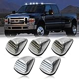 SHINEFIT 5PCS LED Cab Roof Marker Lights Replacement for 1999-2016 F150 F250 F350 F450 F550 Super Du
