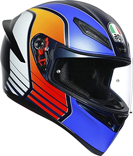 AGV Casco K1 Multi Power Matt Dark Blue/Naranja/WH L