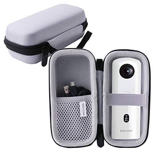 RICOH THETA X/THETA SC2/ Theta S、V 360/ Theta SC 360 専用兼用カメラカバー 保護対応収納ケース -WERJIA JP (グレー)