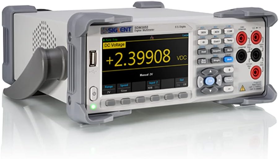 Siglent Technologies SDM3055 5.5 Digit Digital Multimeter, White/Grey