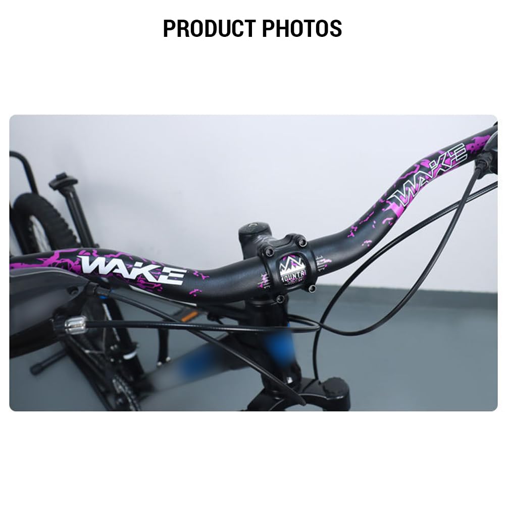 Lixada Fahrrad Lenker 31.8MM Aluminiumlegierung Lenker Fahrradlenker Riser Bar für Rennrad MTB Mountainbike 55 MM Anstieg 780mm Matter Lackierung :