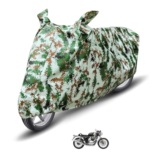 Image of Auto Hub Waterproof Bike Cover Compatible with RE Continental GT 650 Dustproof, UV Protection Two Wheeler Bike Continental GT 650 Cover - Forest