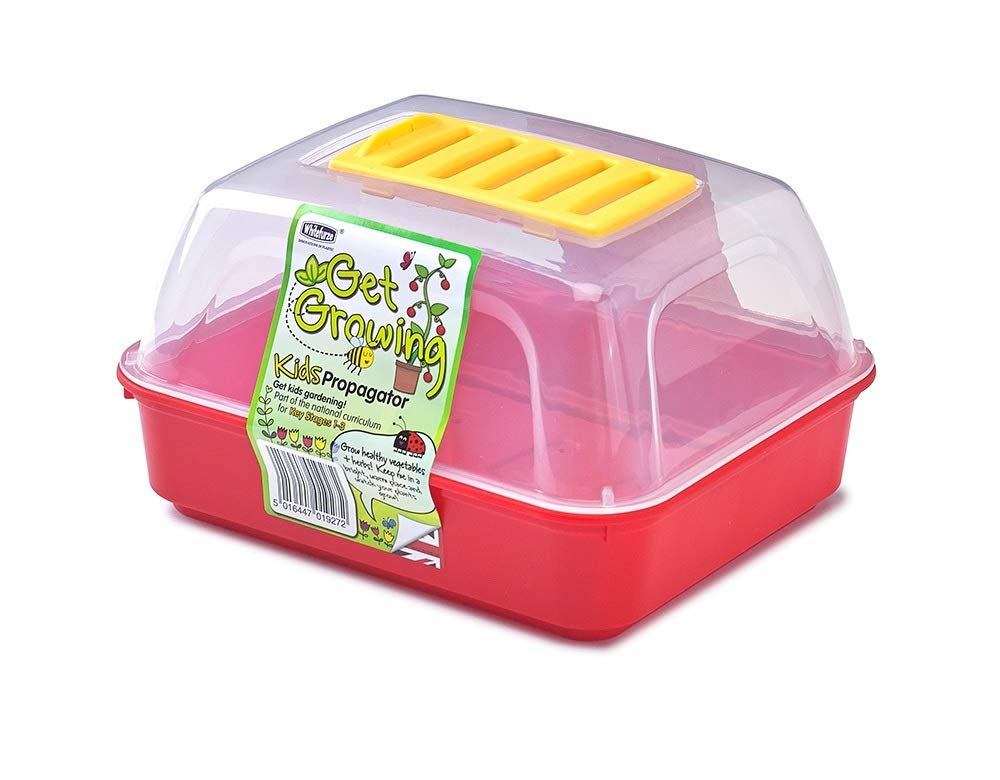 Gardening Naturally Red Childrens Propagator For Easy Planting