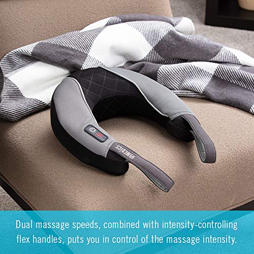 Homedics Pro Therapy Vibration Neck Massager With Heat — Soft Foam, Vibration Massage, Plus Soothing Heat And Choice Of 2 Speeds, Pull Tighter To Increase Intensity #TOP5